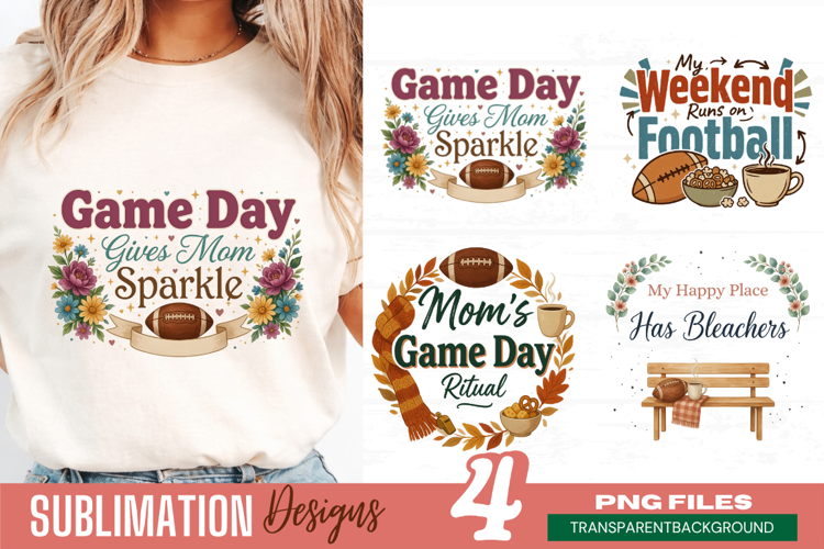 game day gives mom sparkle, football mom png, sports mom png