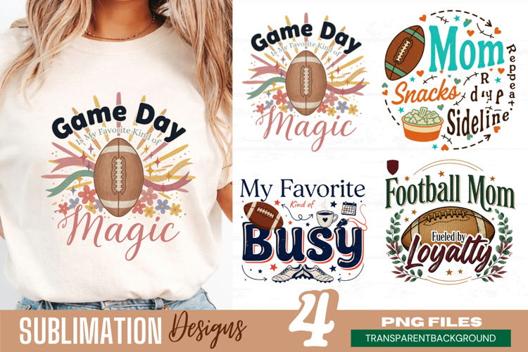 game day magic football mom, football mom png, sports mom pn