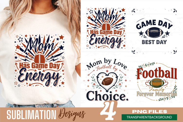 mom has game day energy, football mom png, sports mom png,