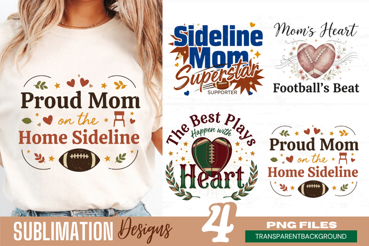 proud mom on the home sideline, football mom png, sports mom