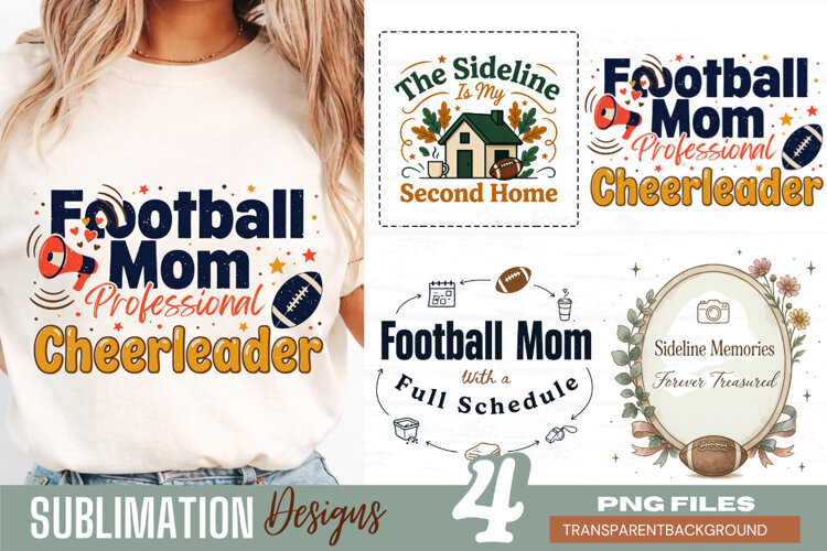 football mom professional cheerleader, football mom png example image 1