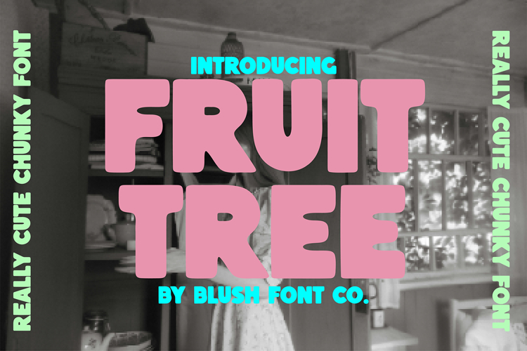 FRUIT TREE A Bold Chunky Sans Display Font