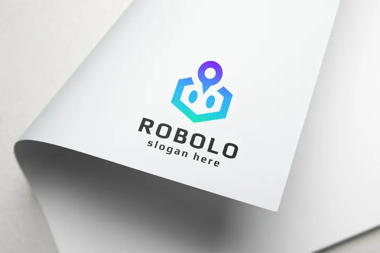 Robolo Cyber Ai Robot Logo