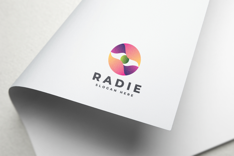 Radie Abstract Circle Logo