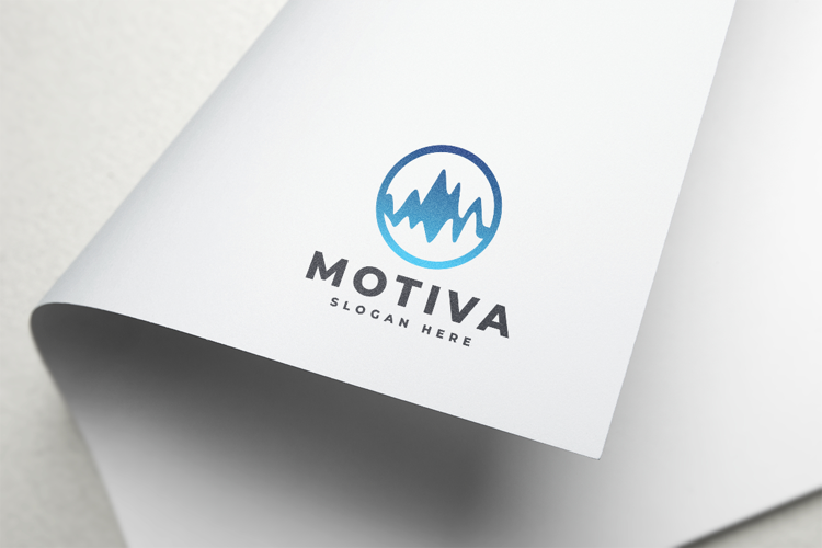 Motiva Audio Wave Logo