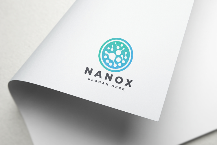 Nanox Molecular Circle Logo