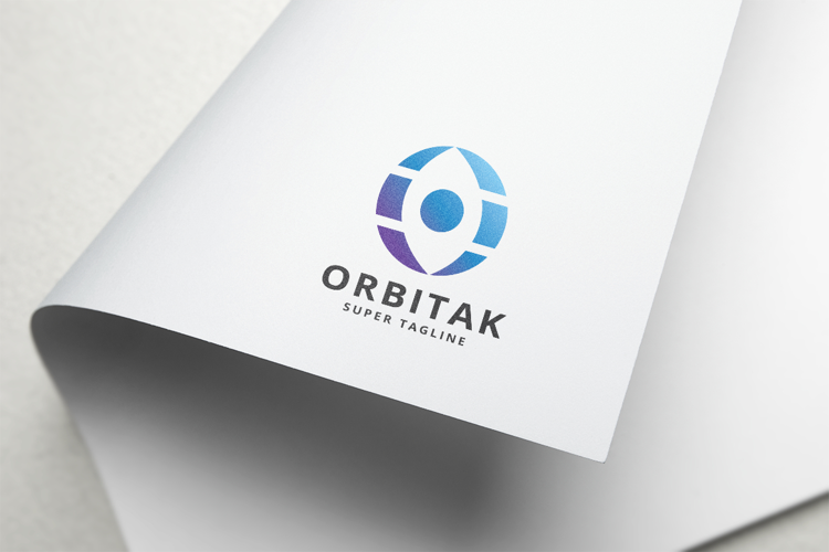 Orbitak Letter O - Modern Orbit & Connectivity Tech Logo
