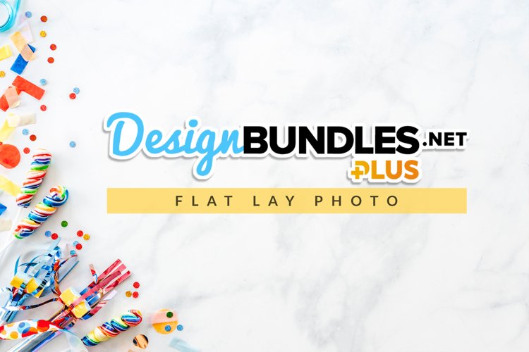 Fun Celebration Flat Lay Photo example image 1