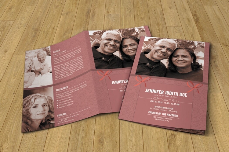 Funeral Program Template