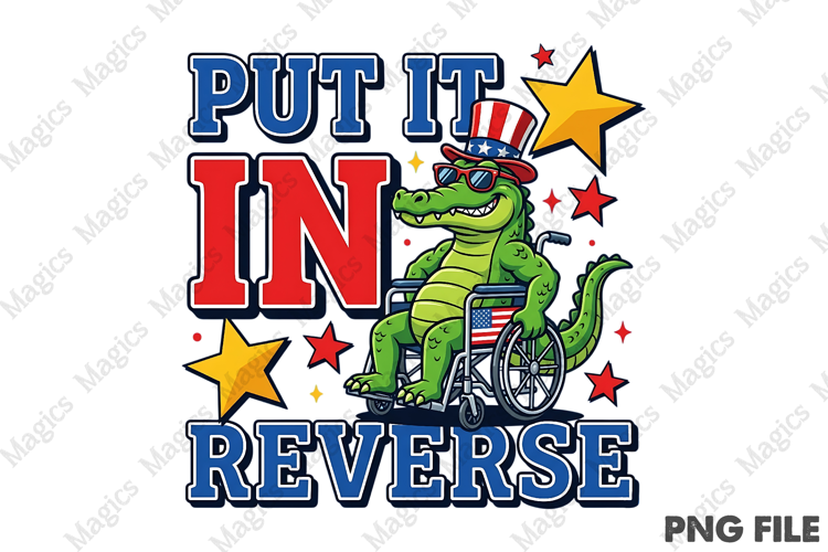 Funny Alligator Patriotic