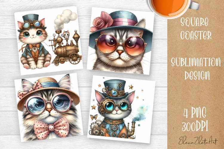 Funny animal Coaster Sublimation |cute animal
