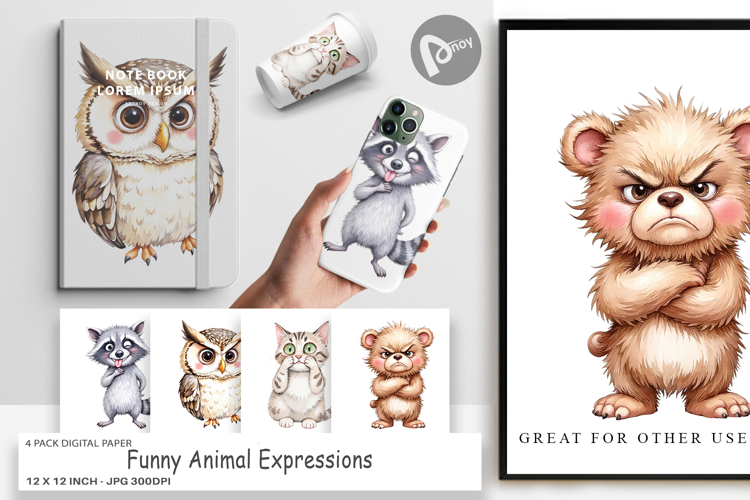 Funny Faces Clipart Image 4
