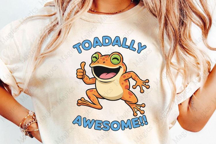Toadally Awesome!! Sublimation Design