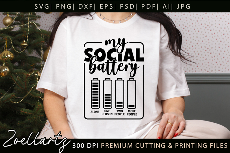 Funny Mental Health SVG Sarcastic Anxiety T-shirt Mug Design