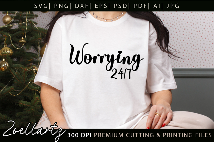 Funny Mental Health SVG Sarcastic Anxiety T-shirt Mug Design