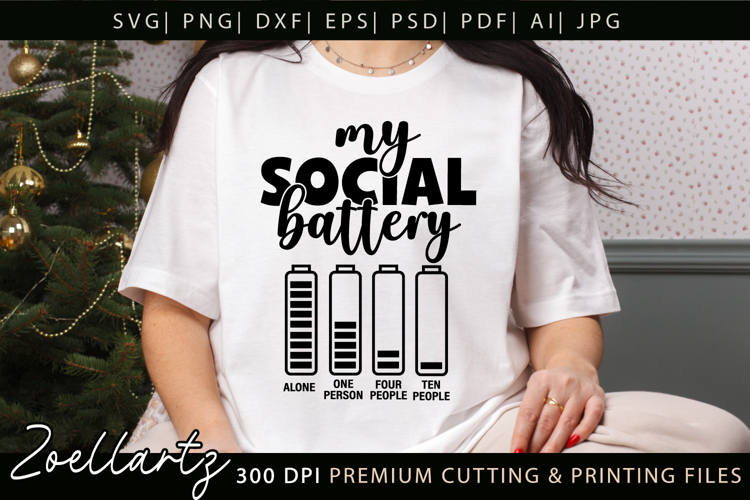 Funny Mental Health SVG Sarcastic Anxiety T-shirt Mug Design