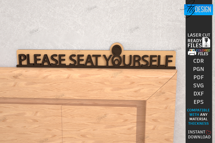 Bathroom Door Svg Image 20