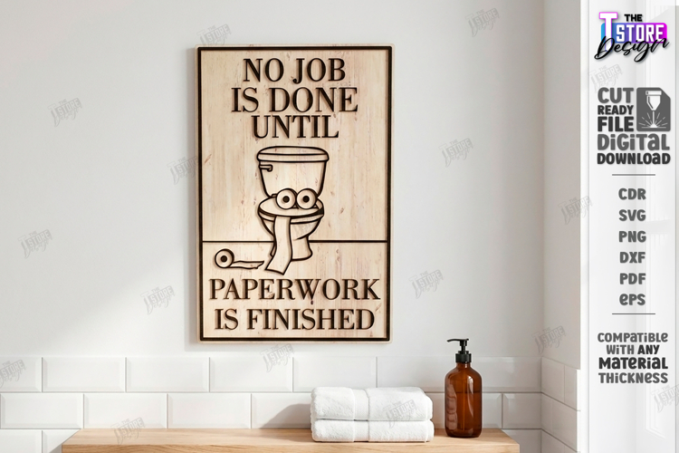 Bathroom Decor Sign Image 17