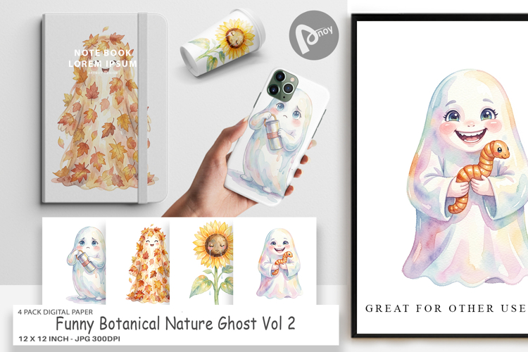 Botanical Ghost Digital Paper