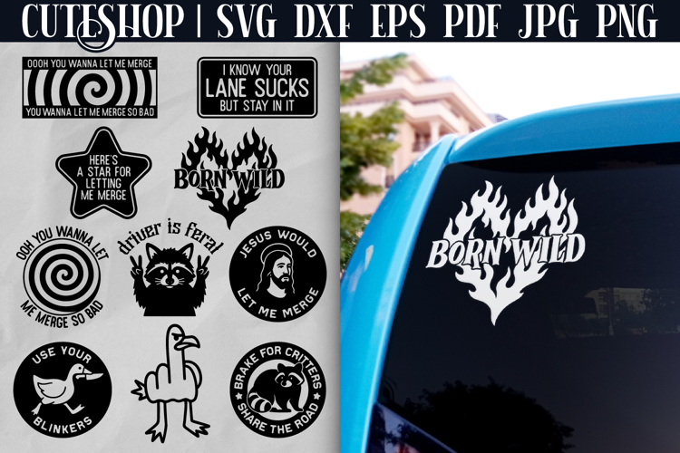 Car Sticker Svg Image 3