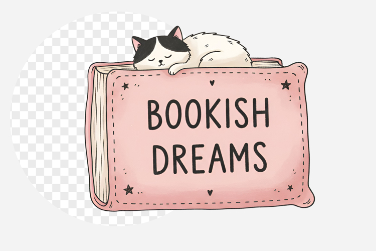 Funny Cat Bookish Breams png