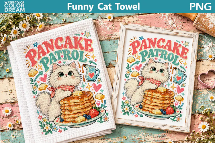 Funny Black Cat Quote | Kitchen Towel Sublimation