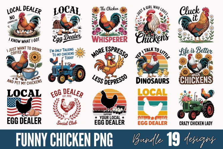 Funny Chicken Sublimation , Funny Chicken Sublimation Bundle