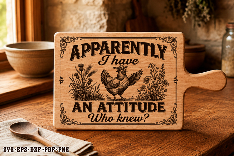Funny Chicken SVGs Image 3