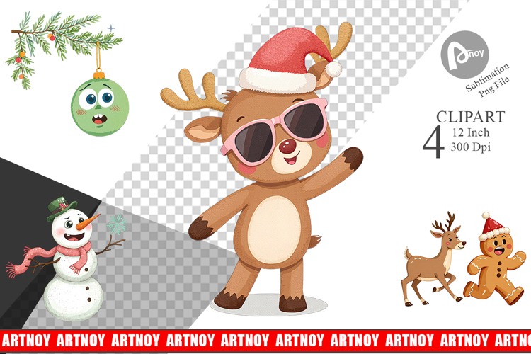 Christmas Watercolor Png Image 16