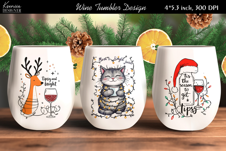 Christmas Tumbler Wrap Image 15