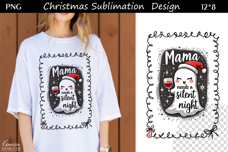Funny Cozy Christmas Quotes|Trendy T Shirt Sublimation|Ghost
