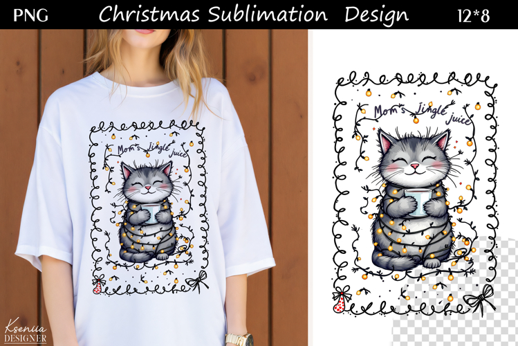 Funny Cozy Christmas Quotes|Trendy T Shirt Sublimation|Cat