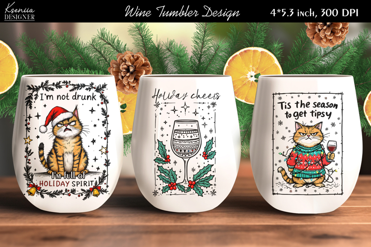Christmas Tumbler Wrap Image 11