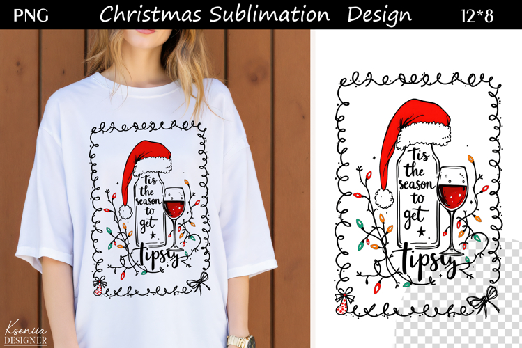 Funny Cozy Christmas Quotes|Trendy T Shirt Sublimation|Santa