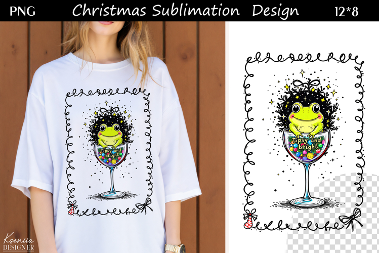 Funny Cozy Christmas Quotes|Trendy T Shirt Sublimation|Frog