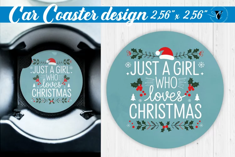 Car Coaster | Christmas Quote | Merry Christmas