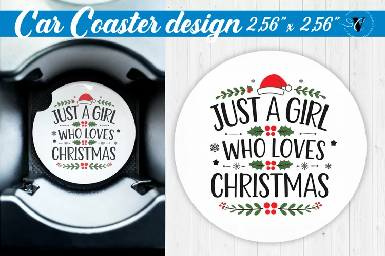 Car Coaster | Christmas Quote | Merry Christmas