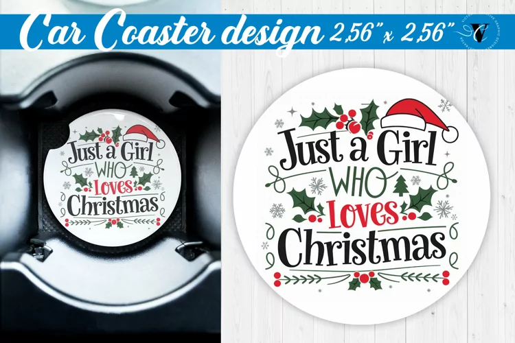 Car Coaster | Christmas Quote | Merry Christmas