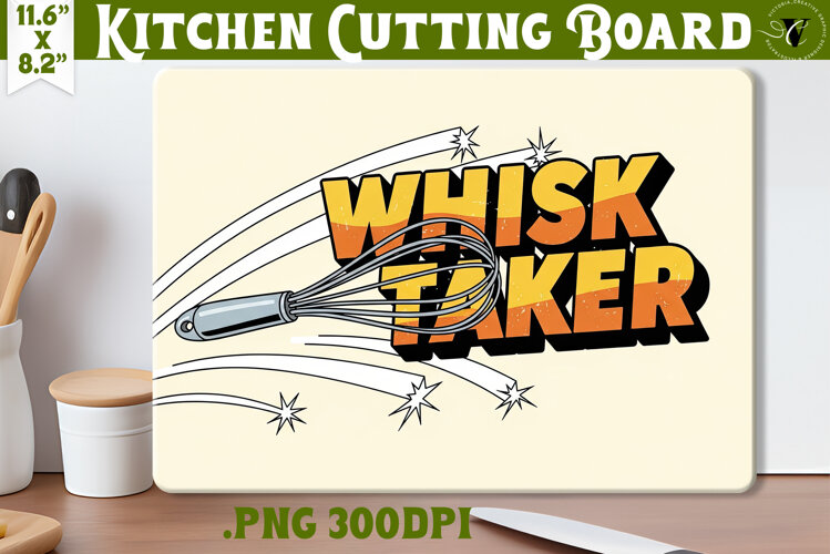 Kitchen Cutting Board | Funny retro Christmas Cutting Board example image 1