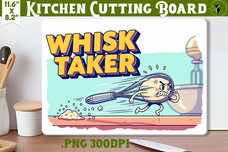 Kitchen Cutting Board | Funny retro Christmas Cutting Board