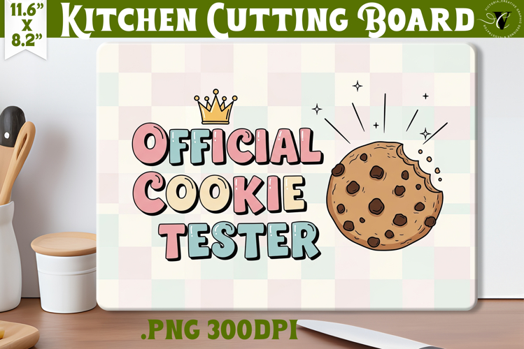 Kitchen Cutting Board | Funny retro Christmas Cutting Board