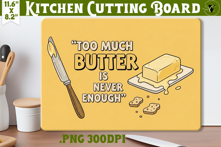 Kitchen Cutting Board | Funny retro Christmas Cutting Board