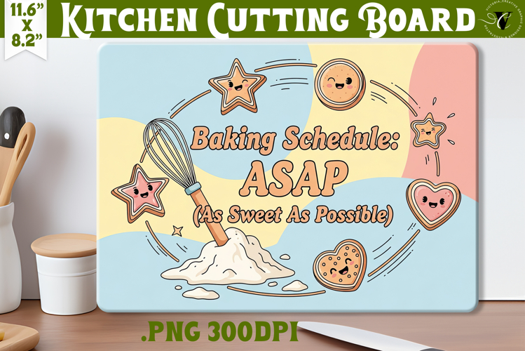 Kitchen Cutting Board | Funny retro Christmas Cutting Board