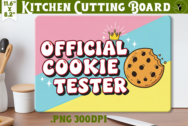 Kitchen Cutting Board | Funny retro Christmas Cutting Board
