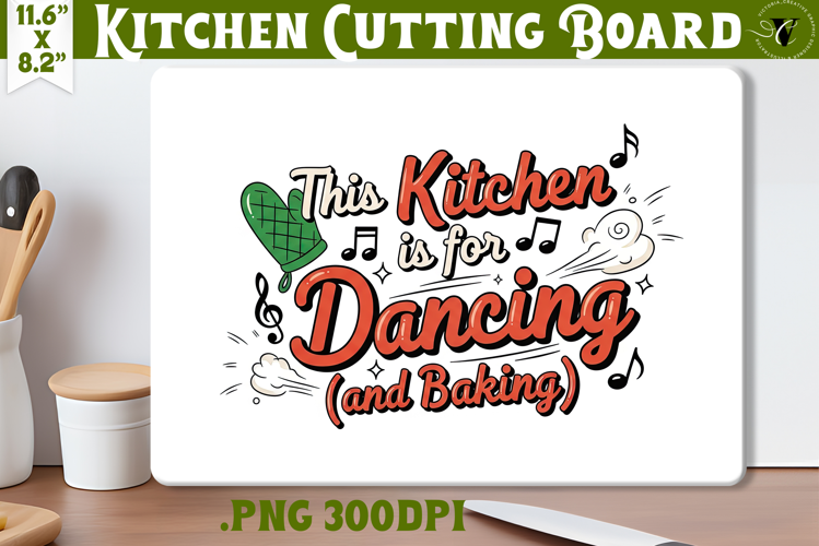 Kitchen Cutting Board | Funny retro Christmas Cutting Board