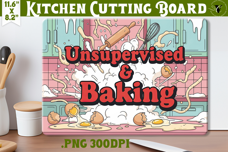 Kitchen Cutting Board | Funny retro Christmas Cutting Board