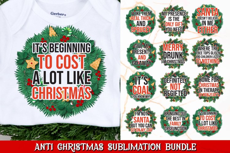 Funny Christmas Sublimation Designs  Image 2