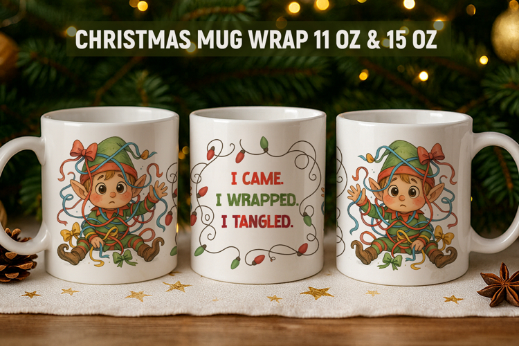 Christmas Mug Sublimation Designs Image 2