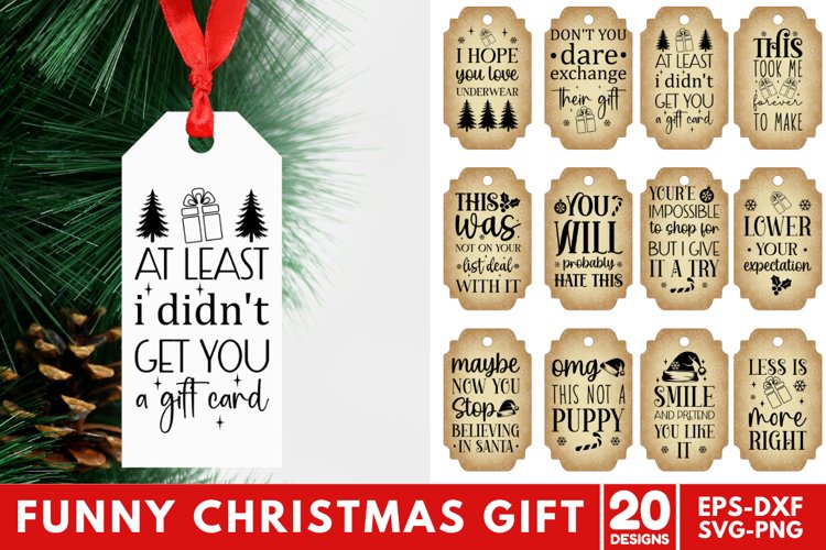 Christmas Tag Svg Image 16