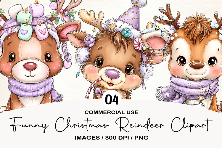 Reindeer Clipart Image 17